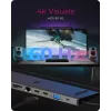ICY BOX 11-in-1 via USB Type-C, laidinis, USB 3.2 Gen 1 (3.1 Gen 1) Type-C, 100 W, 3,5 mm, 10,100,1000 Mbit/s, antracitas, juoda