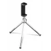 Hama Fancy 2-in-1 mini trikojis mobiliajam telefonui ir fotoaparatui (¼), kelioninis trikojis, 16 cm, sidabrinis