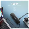 Axagon HMC-6GLN USB 5 Gbps šakotuvas, 2x USB-A, USB-C, HDMI 4k/60Hz, RJ-45, PD 100W, USB-C laidas