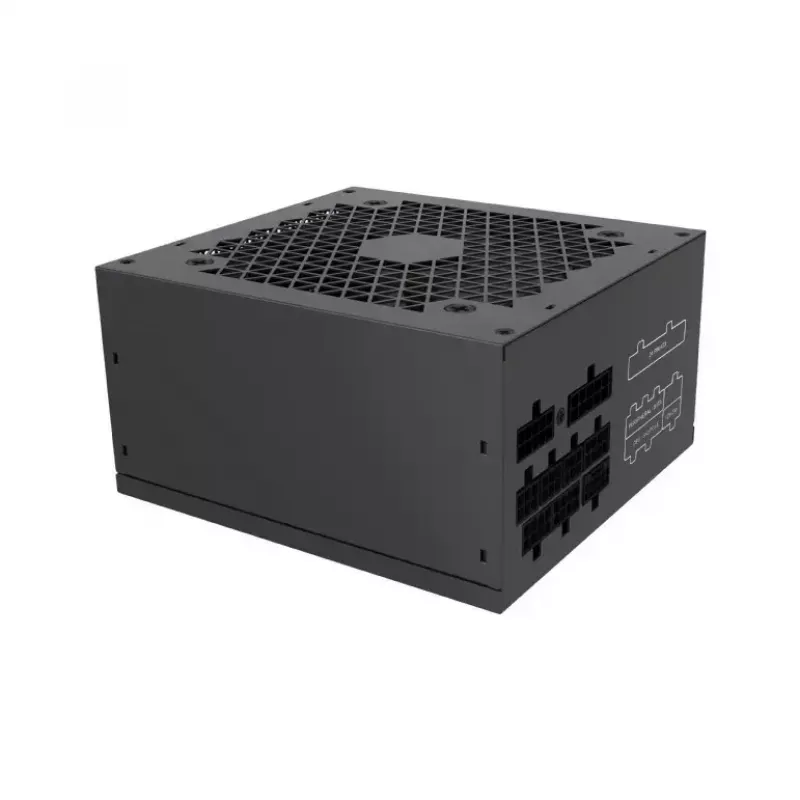 Maitinimo blokas GEMBIRD Fornax Power 750W ATX 80 PLUS Gold modulinis 12 cm ventiliatorius EPS 4+4pin PCIe 6+2pin SATA jungtys
