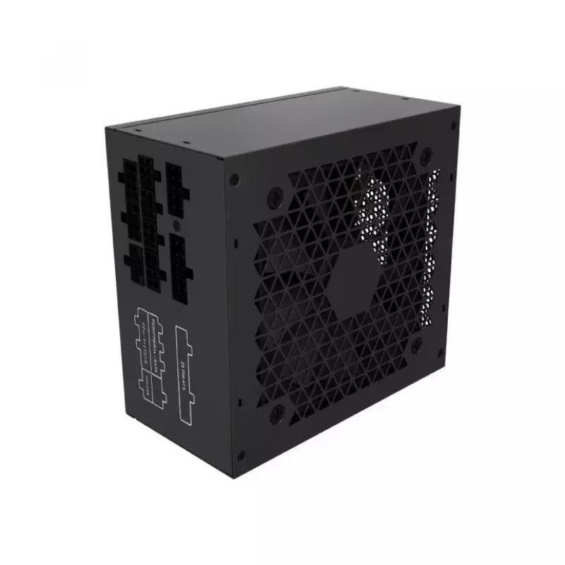 Maitinimo blokas GEMBIRD Fornax Power 750W ATX 80 PLUS Gold modulinis 12 cm ventiliatorius EPS 4+4pin PCIe 6+2pin SATA jungtys