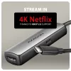Axagon RVC-HI8KPD, USB-C -> HDMI 2.1 adapteris, 8K/60Hz, 4K/144Hz, HDR10+, PD100W