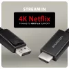 Axagon RVD-HI20C2 DisplayPort -> HDMI 2.0b laidas 1,8 m, 4K/60Hz