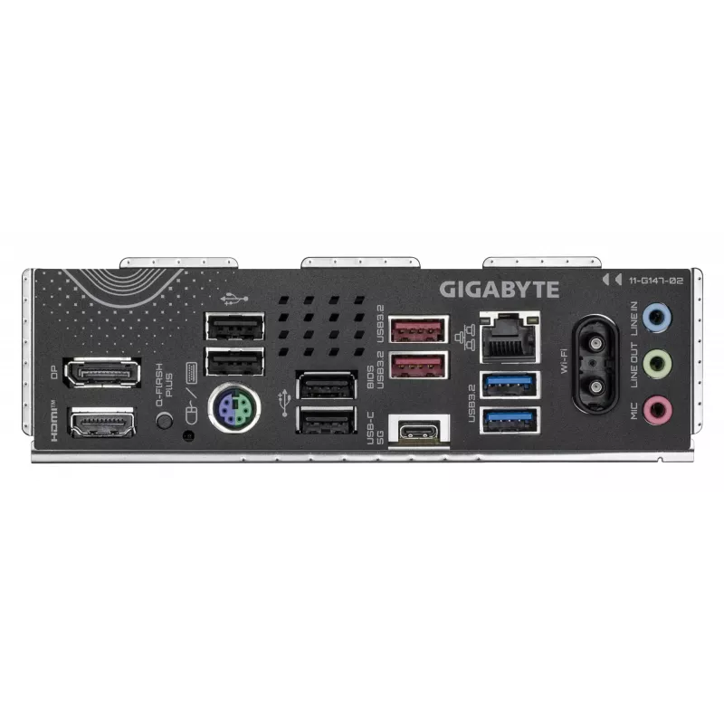 GIGABYTE B850 EAGLE WIFI6E pagrindinė plokštė – AMD Ryzen 9000 serijos procesoriams, 8+2+2 fazių skaitmeninis VRM, iki 8200MHz DDR5 (OC), 1xPCIe 5.0 + 2xPCIe 4.0 M.2, GbE LAN, WIFI 6E, USB 3.2 Gen 2