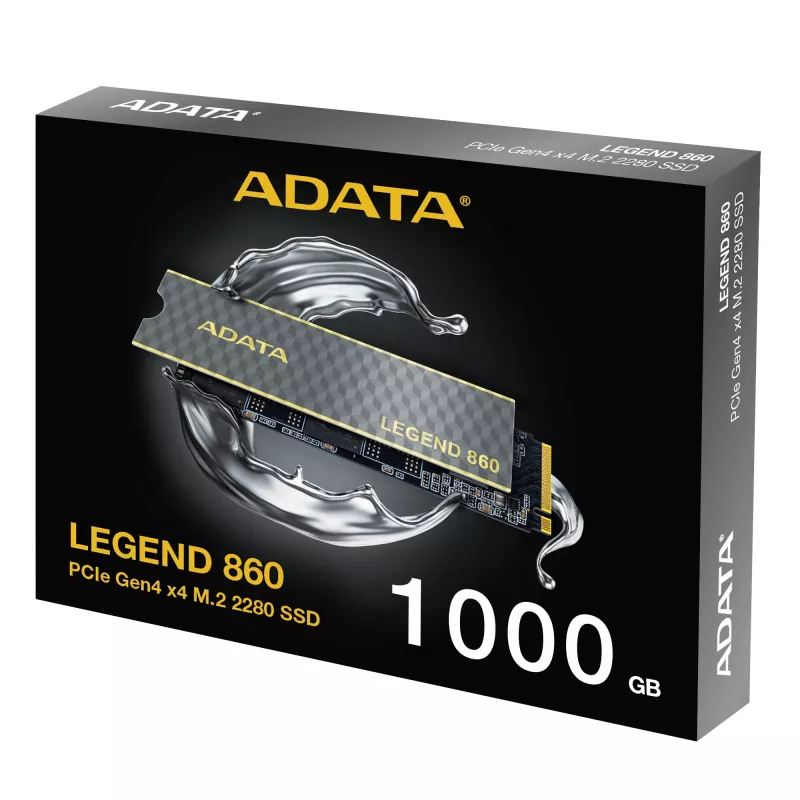 ADATA LEGEND 860 SLEG-860-1000GCS vidinis kietojo kūno diskas 1 TB M.2 PCI Express 4.0 NVMe 3D NAND