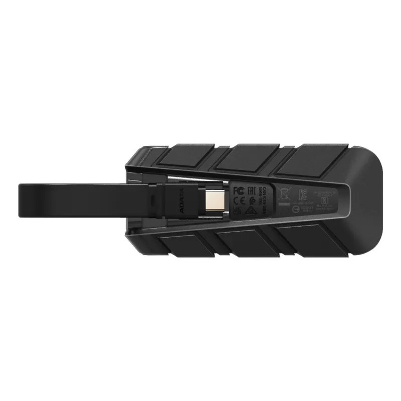 ADATA SC740 500 GB USB Type-C 3.2 Gen 2 (3.1 Gen 2) Juoda, Blue