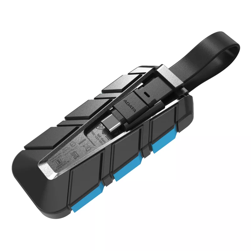 ADATA SC740 1 TB USB Type-C 3.2 Gen 2 (3.1 Gen 2) Juoda, Blue