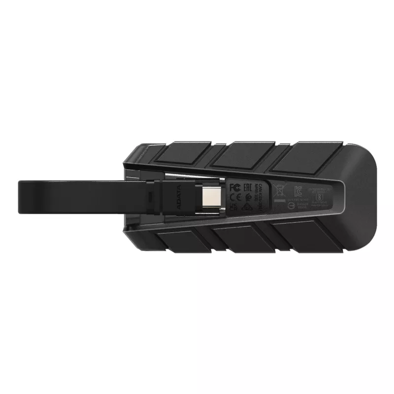 ADATA išorinis SSD SC740 2 TB Plug&Go mėlynas 1050/1000 MIL.STD USB Type-C 3.2 Gen 2 (3.1 Gen 2) juoda, mėlyna