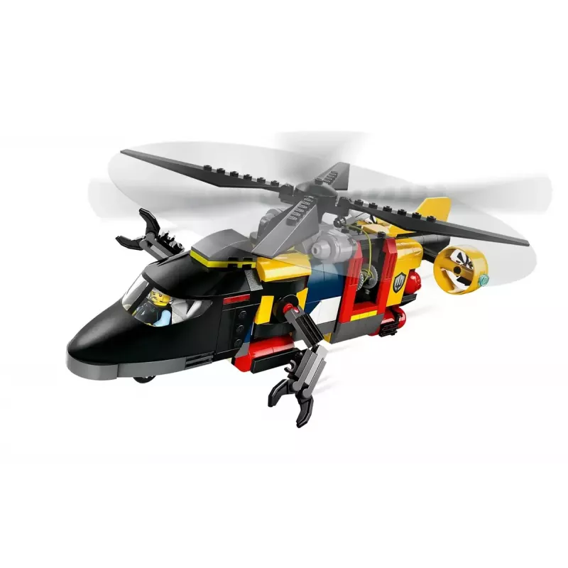 Konstrukcinis žaislas LEGO City Kombinuotas rinkinys 60462 — Sraigtasparnis ir gaisrinis automobilis, 874 detalės, 3 minifigūrėlės, amžius 7+