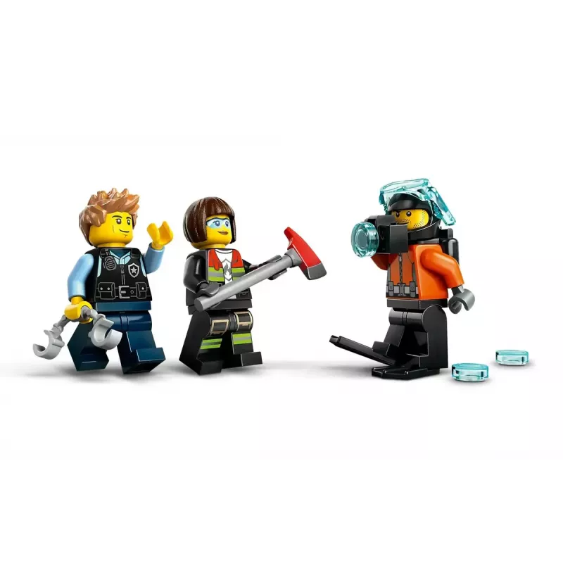 Konstrukcinis žaislas LEGO City Kombinuotas rinkinys 60462 — Sraigtasparnis ir gaisrinis automobilis, 874 detalės, 3 minifigūrėlės, amžius 7+
