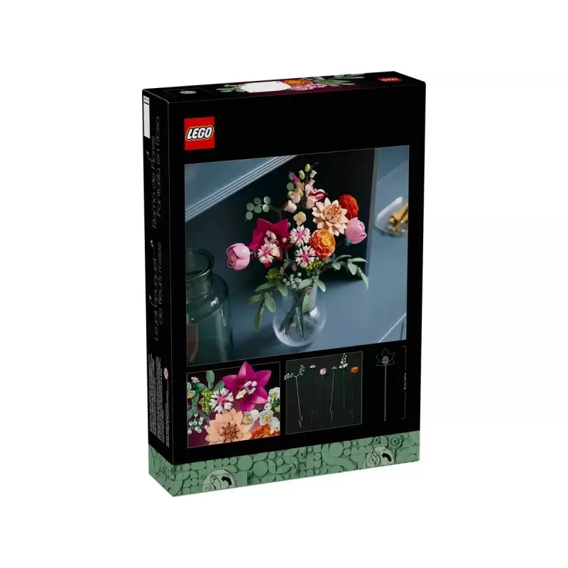 LEGO Icons statybinių kaladėlių rinkinys Gėlių puokštė 10342 — 749 vnt., demonstracinis modelis, 18+