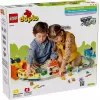 Žaislinis traukinys LEGO DUPLO 10428 Didysis Interaktyvus Bendruomenės Traukinys — didelis interaktyvus traukinys mažyliams