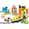 Žaislinis traukinys LEGO DUPLO 10428 Didysis Interaktyvus Bendruomenės Traukinys — didelis interaktyvus traukinys mažyliams