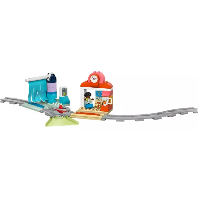 Žaislinis traukinys LEGO DUPLO 10428 Didysis Interaktyvus Bendruomenės Traukinys — didelis interaktyvus traukinys mažyliams