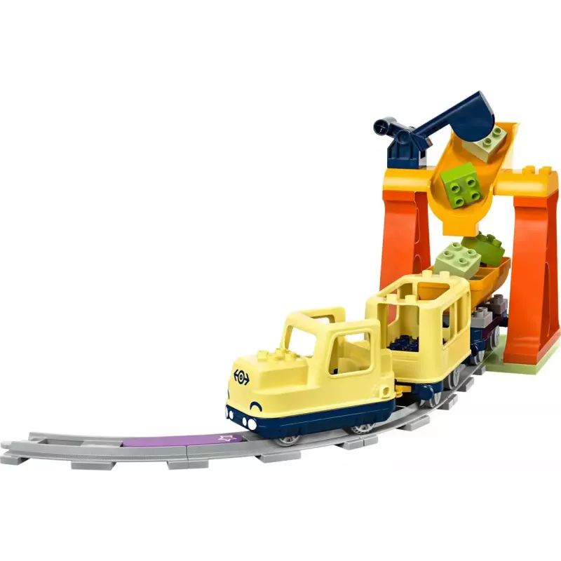 Žaislinis traukinys LEGO DUPLO 10428 Didysis Interaktyvus Bendruomenės Traukinys — didelis interaktyvus traukinys mažyliams