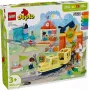 Žaislinis traukinys LEGO DUPLO 10428 Didysis Interaktyvus Bendruomenės Traukinys — didelis interaktyvus traukinys mažyliams