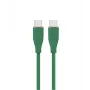 GEMBIRD USB Type-C Power Delivery (PD) 60W įkrovimo ir duomenų silikoninis laidas, 1,5 m, vidurnakčio žalia