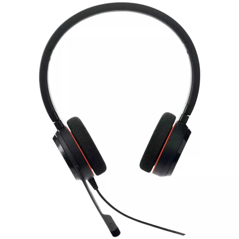 Jabra Evolve 20 ausinės su laidu, galvos lankelis, biuro / skambučių centro USB Type-C / USB Type-A juodos