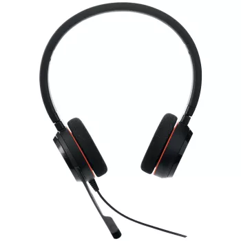 Jabra Evolve 20 ausinės su laidu, galvos juosta, biurui / skambučių centrui, USB Type-C / USB Type-A, juodos