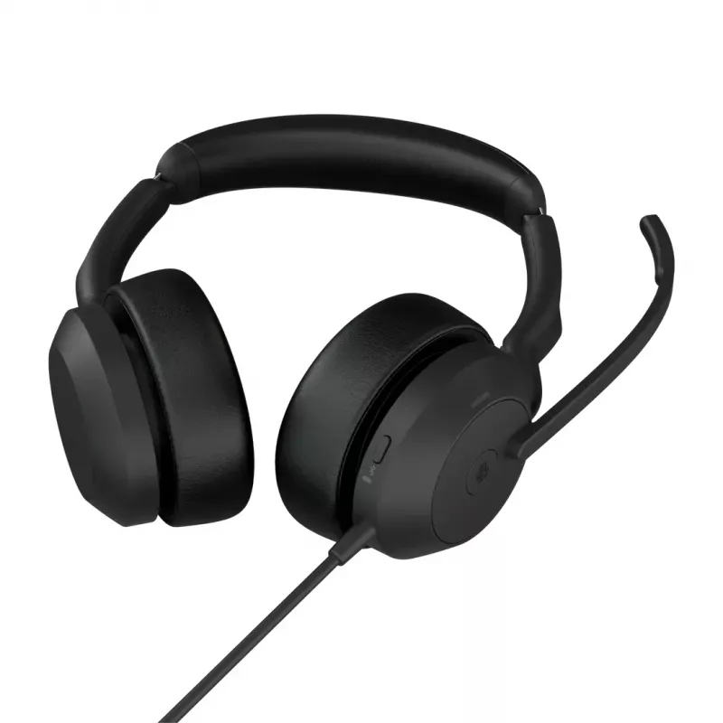Jabra Evolve2 50 laisvų rankų įranga Laidinis Ant galvos Biuras/Skambučių centras USB Type-C / USB Type-A Bluetooth Juoda