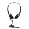 Jabra Engage 40 - (Inline Link) USB-C/A UC Stereo, laidinis, biurui / skambučių centrui, 63 g, ausinės, juodos
