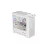 GENESIS Irid 503 Mini Tower permatomas, baltas