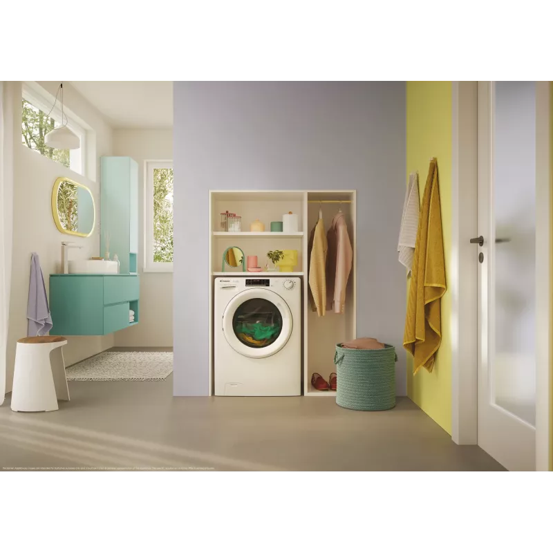 Candy Smart Pro COW 4644TWM6/1-S skalbyklė-džiovyklė Laisvai pastatoma Priekinio pakrovimo Balta