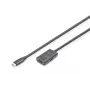 DIGITUS aktyvus USB-C ilginamasis kabelis - 5G USB 3.2 Gen1 USB-C - USB-C (M/F) - 5 m