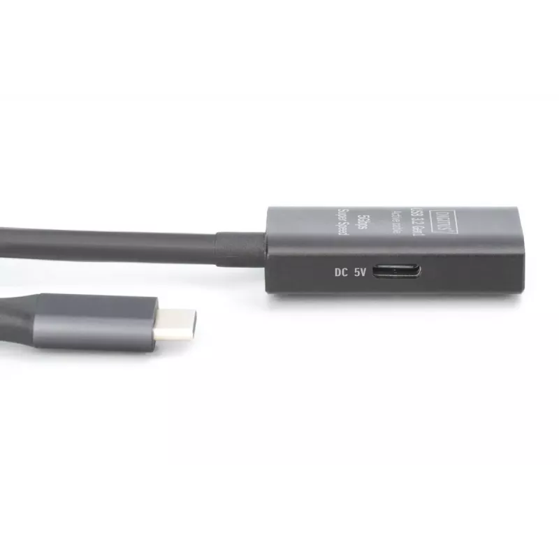 DIGITUS aktyvus USB-C ilginamasis kabelis - 5G USB 3.2 Gen1 USB-C - USB-C (M/F) - 5 m