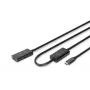 DIGITUS aktyvus USB-C ilginamasis kabelis - 5G USB 3.2 Gen1 USB-C - USB-C (V/M) - 10 m