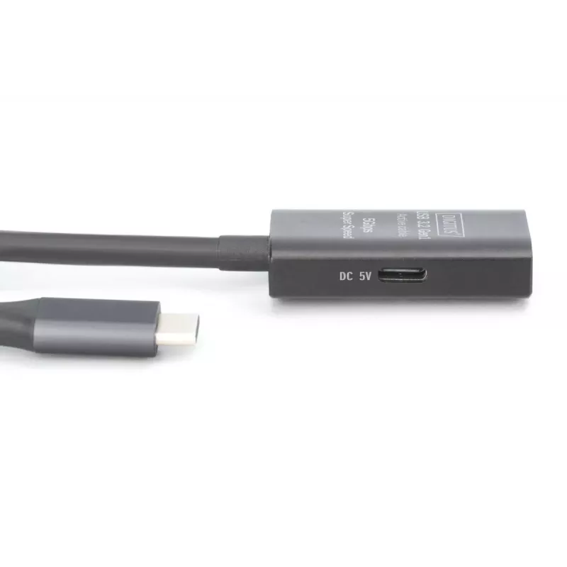 DIGITUS aktyvus USB-C ilginamasis kabelis - 5G USB 3.2 Gen1 USB-C - USB-C (V/M) - 10 m