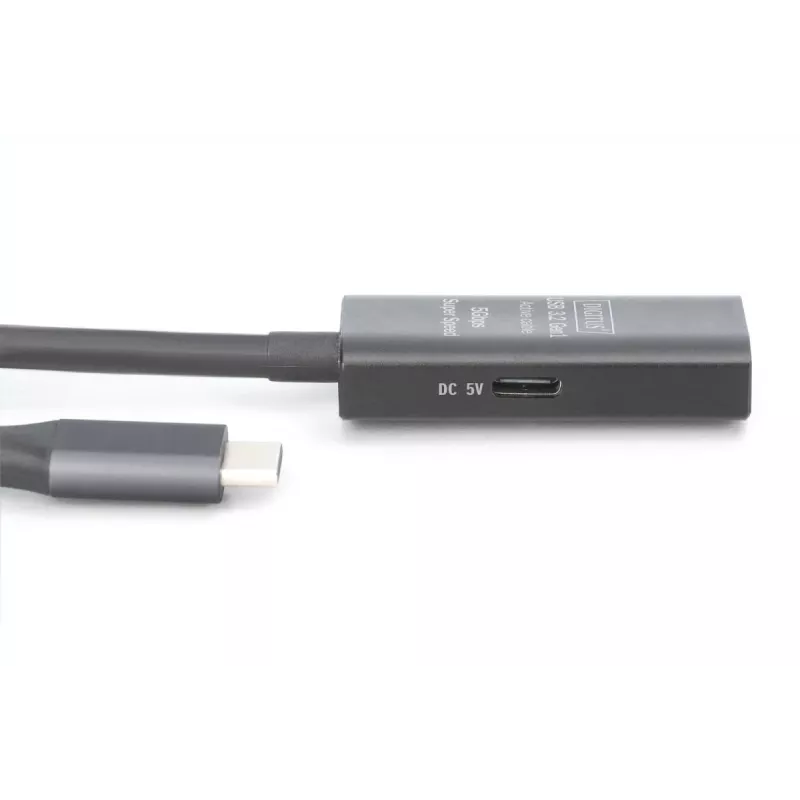 DIGITUS aktyvus USB-C ilginimo kabelis - 5G USB 3.2 Gen1 USB-C - USB-A (M/F) - 10m