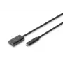 DIGITUS aktyvus USB-C ilginamasis laidas - 10G USB 3.2 Gen2 USB-C - USB-C (V/M) - 5m