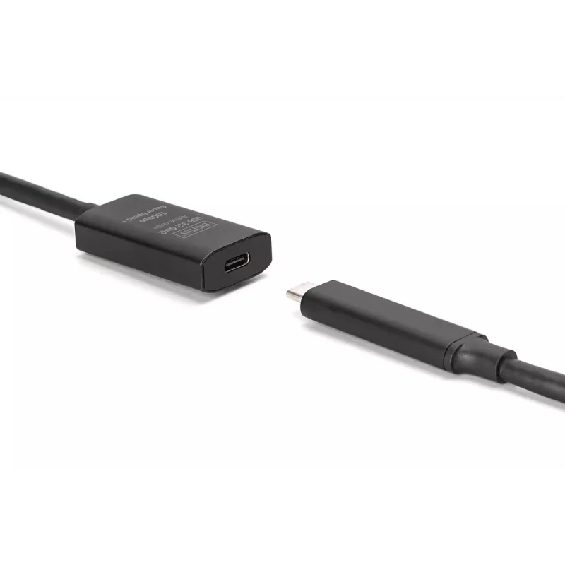 DIGITUS aktyvus USB-C ilginamasis laidas - 10G USB 3.2 Gen2 USB-C - USB-C (V/M) - 5m
