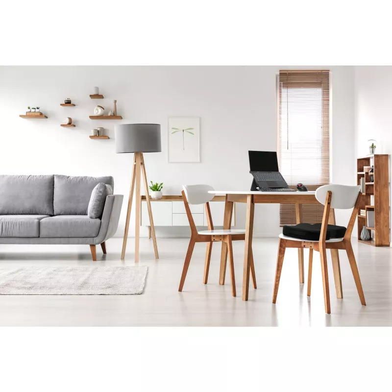 Kensington SmartFit Easy Riser EQ nešiojamojo kompiuterio aušinimo stovas, Nešiojamojo kompiuterio stovas, Juoda, Plastikas, 30.5 cm (12 colių), 43.2 cm (17 colių), 10 kg