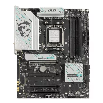 Pagrindinė plokštė MSI B850 GAMING PLUS WIFI ATX — AMD B850, lizdas AM5, DDR5, 4x DIMM, „Wi‑Fi 7“, 5 Gb LAN, 3x M.2, HDMI 2.1