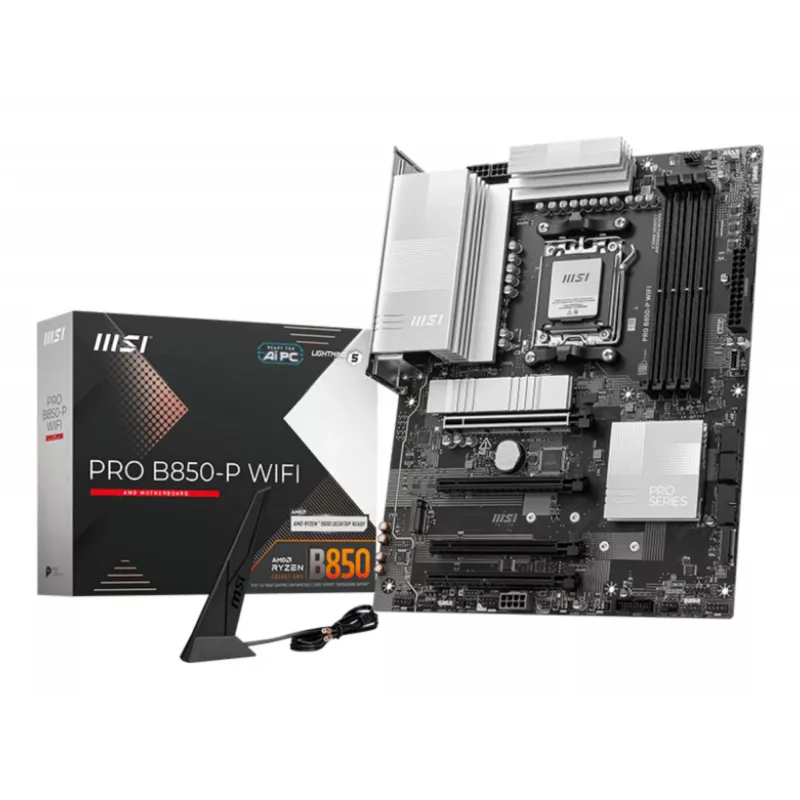 MSI PRO B850-P WIFI pagrindinė plokštė AMD B850 Socket AM5 ATX