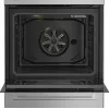 Beko FBE62130GXDN laisvai pastatoma viryklė, elektrinė ir dujinė, juoda