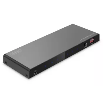 DIGITUS 1x4 HDMI skirstytuvas 8K/60Hz (4:4:4) Toslink Stereofoninis EDID valdymas