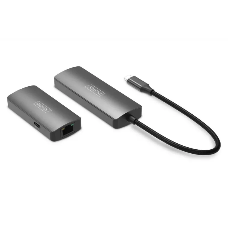 DIGITUS vaizdo ilgintuvo rinkinys USB-C - HDMI 4K/120Hz CAT6 30m