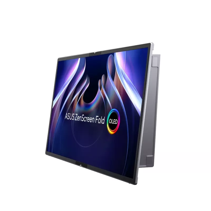 ASUS ZenScreen Fold OLED MQ17QH kompiuterio monitorius 43,9 cm (17,3 col.) 2560 x 1920 pikselių Quad HD Sidabrinis