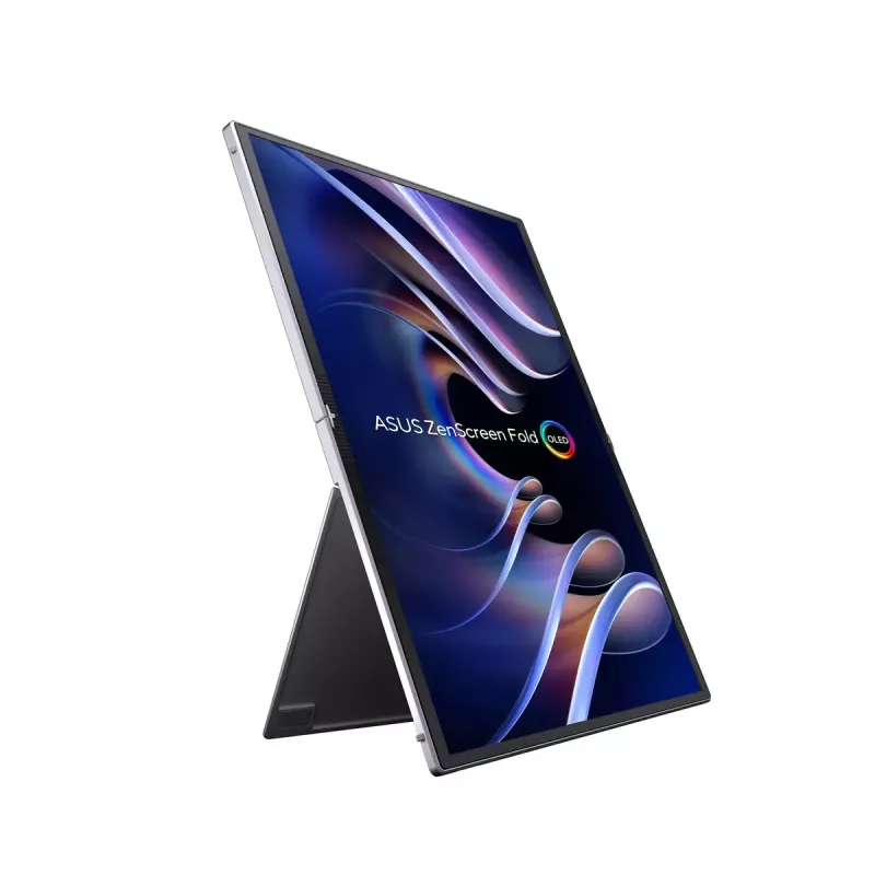 ASUS ZenScreen Fold OLED MQ17QH kompiuterio monitorius 43,9 cm (17,3 col.) 2560 x 1920 pikselių Quad HD Sidabrinis
