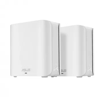 ASUS ZenWiFi BD4 (2 rinkinys EU+UK) Dviejų juostų (2,4 GHz / 5 GHz) Wi-Fi 7 (802.11be) Baltas Vidiniam naudojimui