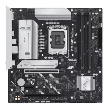 Pagrindinė plokštė ASUS PRIME B860M-A-CSM — Intel B860, LGA 1851, micro ATX, DDR5, 4 DIMM, 256 GB, 2.5 Gb Ethernet, 4x SATA III, M.2, 1x PCIe x16