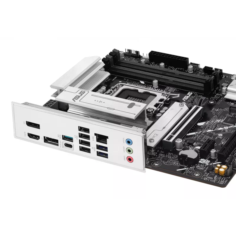 Pagrindinė plokštė ASUS PRIME B860M-A-CSM — Intel B860, LGA 1851, micro ATX, DDR5, 4 DIMM, 256 GB, 2.5 Gb Ethernet, 4x SATA III, M.2, 1x PCIe x16