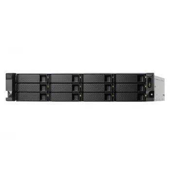 QNAP TL-R1200C-RP saugojimo diskų aptvaro HDD/SSD aptvaras Juoda, Pilka 2,5/3,5 col.