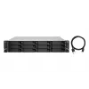 QNAP TL-R1200C-RP saugojimo diskų aptvaro HDD/SSD aptvaras Juoda, Pilka 2,5/3,5 col.