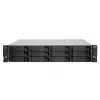 QNAP TL-R1200C-RP saugojimo diskų aptvaro HDD/SSD aptvaras Juoda, Pilka 2,5/3,5 col.
