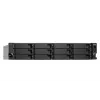 QNAP TL-R1200C-RP saugojimo diskų aptvaro HDD/SSD aptvaras Juoda, Pilka 2,5/3,5 col.