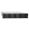 QNAP TL-R1200C-RP saugojimo diskų aptvaro HDD/SSD aptvaras Juoda, Pilka 2,5/3,5 col.